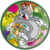Egan Tom & Jerry Dessert Plate 19cm – Porcelain Plate for Tom & Jerry lovers – Microwave & Dishwasher Safe – Fun Snack Plate for Breakfast, Fruit & Cake – Tableware.